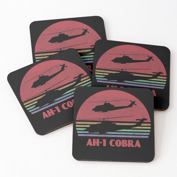 Item preview, AH1 Cobra Helicopter Retro Vintage Sunset Gift designed and sold by MilitaryMart.