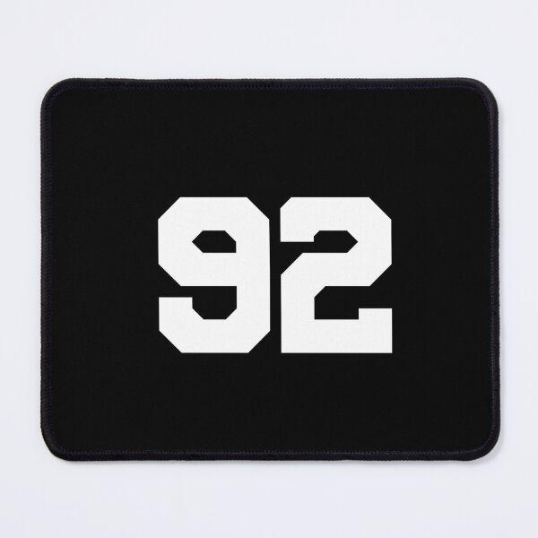 Item preview, 92, Ninety-two, white, University designed and sold by Numbers-Art.