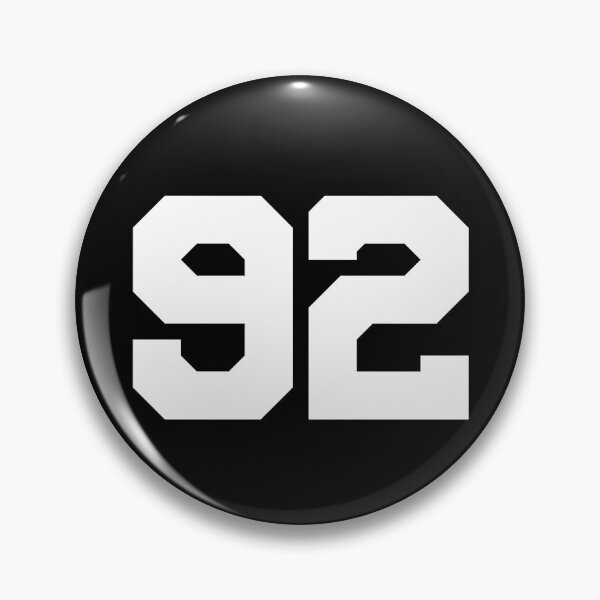 Item preview, 92, Ninety-two, white, University designed and sold by Numbers-Art.