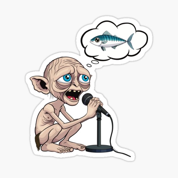 Artikel-Vorschau von Herr der Ringe Gollum, designt und verkauft von Oh-My-Mo.