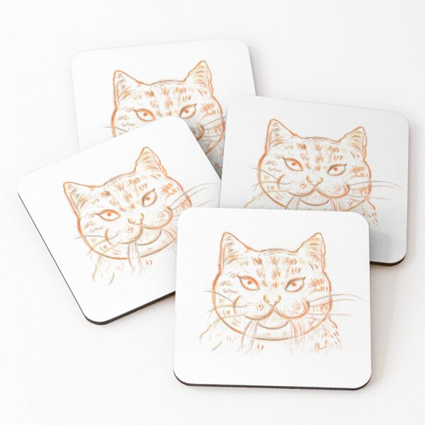 Item preview, Ginger Cat Hand Drawn Sketchy Illustration designed and sold by Negin Mf Designs.
