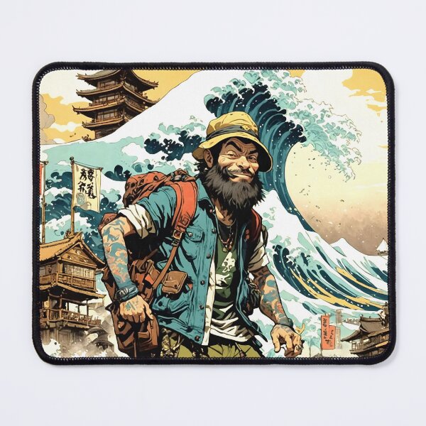 Item preview, Apocalypse Dan vs The Big Wave designed and sold by Dirk Danger Designs.