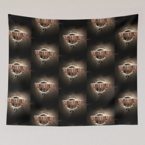 Item preview, Music Everywhere In Timpani Drums Original Graphic Artwork designed and sold by BrightrDayMusicArt.
