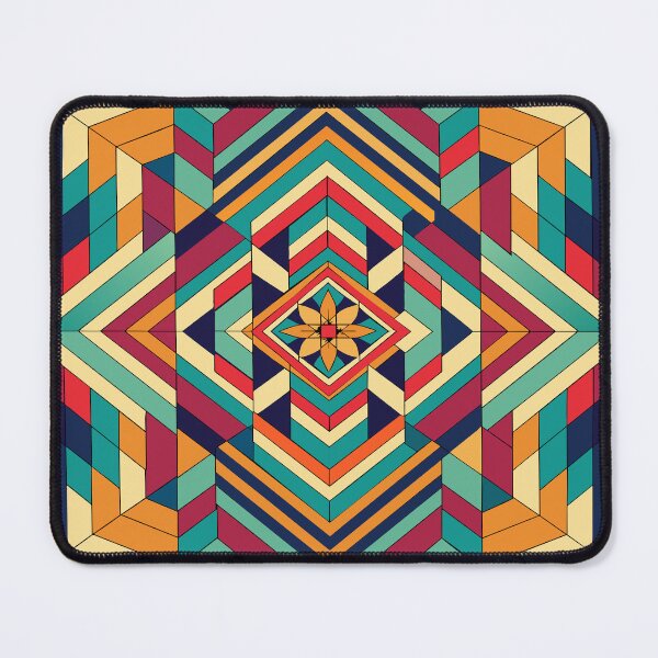 Item preview, Chromatic Harmony,Colorful Geometric Illustration designed and sold by AgarutanPrint.