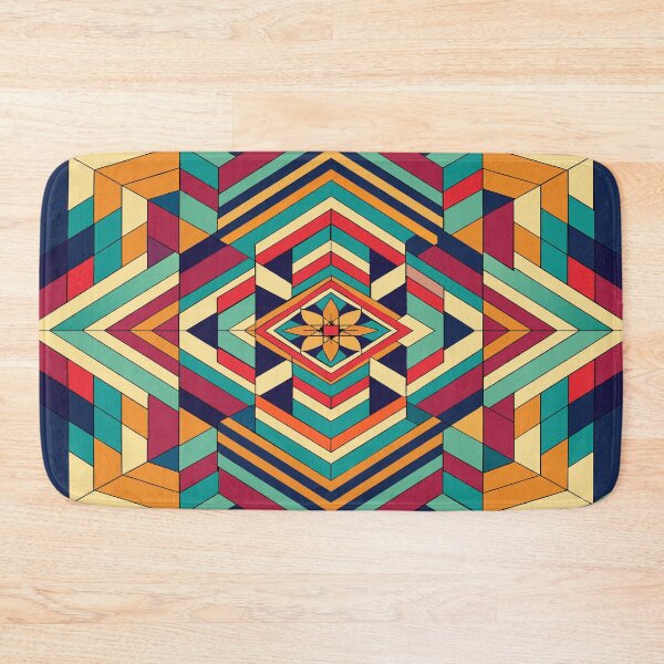 Item preview, Chromatic Harmony,Colorful Geometric Illustration designed and sold by AgarutanPrint.