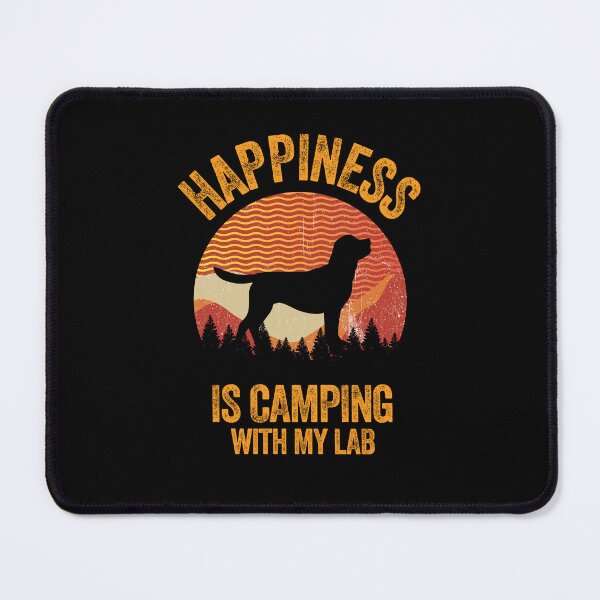 Item preview, Wavy Happiness Is Camping With My Lab Labrador designed and sold by Guarddogdrive.