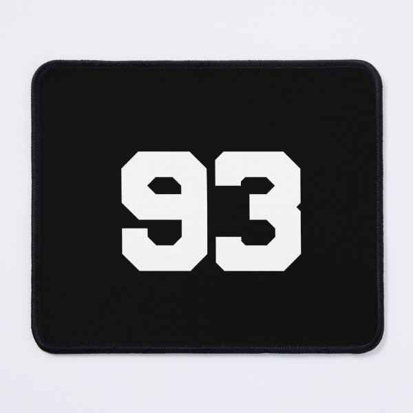 Item preview, 93, Ninety-three, white, University designed and sold by Numbers-Art.