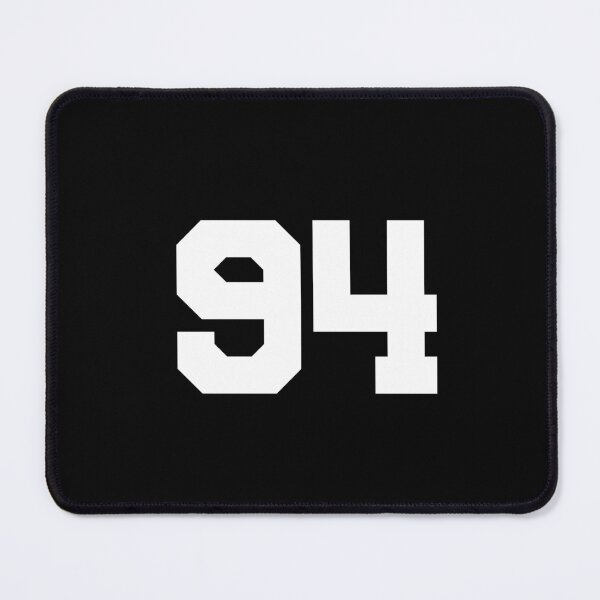 Item preview, 94, Ninety-four, white, University designed and sold by Numbers-Art.