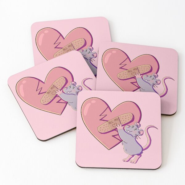 Item preview, All My Love Heart Mouse designed and sold by skybluekitty.
