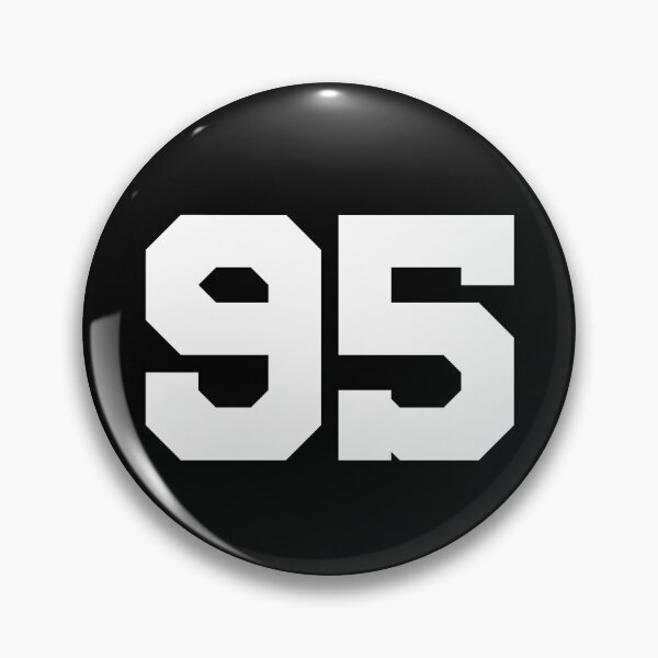 Item preview, 95, Ninety-five, white, University designed and sold by Numbers-Art.