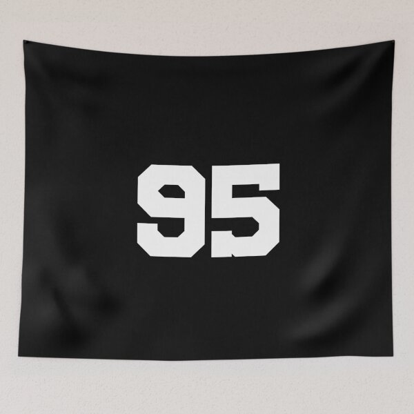 Item preview, 95, Ninety-five, white, University designed and sold by Numbers-Art.