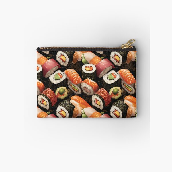 Item preview,  Pattern with appetizing sushi. Rolls with rice and fish. Stylized Japanese sushi. designed and sold by SculpterioShop.