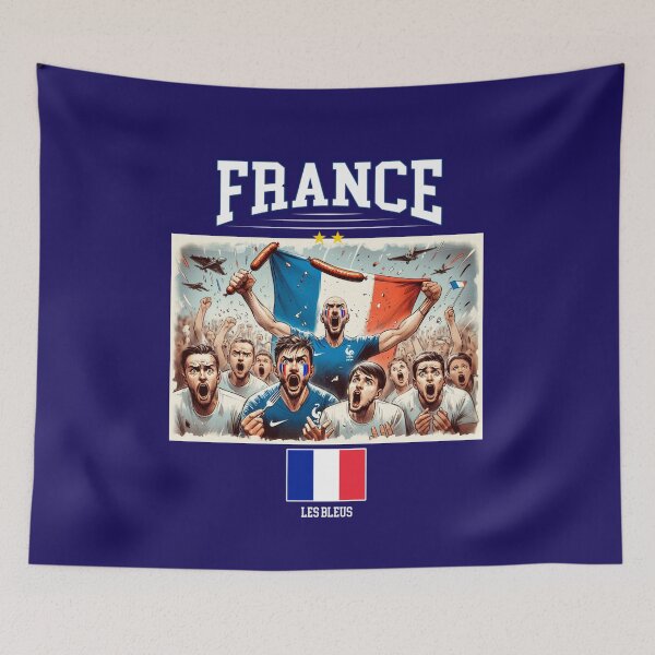 Item preview, French Fans Euro24, sausage on a Fork. France designed and sold by Get-Forked.