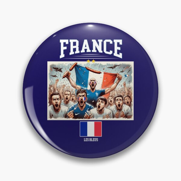 Item preview, French Fans Euro24, sausage on a Fork. France designed and sold by Get-Forked.