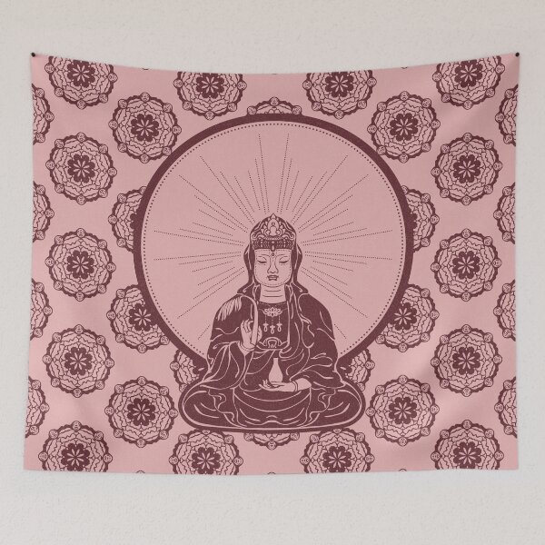 Item preview, Kuan Yin Sattva - Rose + Wine designed and sold by Irene Estelle.