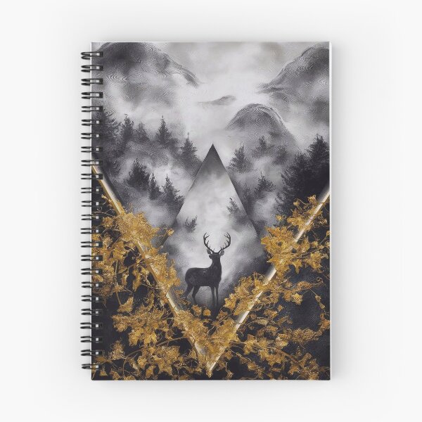 Item preview, Deer in a foggy forest designed and sold by Tajdi.