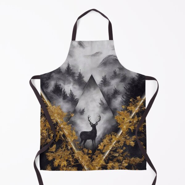 Item preview, Deer in a foggy forest designed and sold by Tajdi.