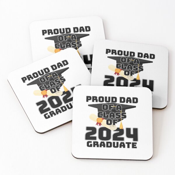 Item preview, PROUD DAD OF A CLASS OF 2024 GRADUATE designed and sold by wildwhimsical.