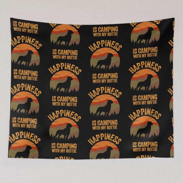 Item preview, Country Happiness Is Camping With My Rottweiler designed and sold by Guarddogdrive.