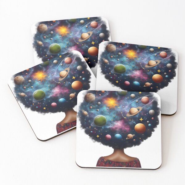Item preview, Afrofuturism Afro Girl designed and sold by KitonicTees.
