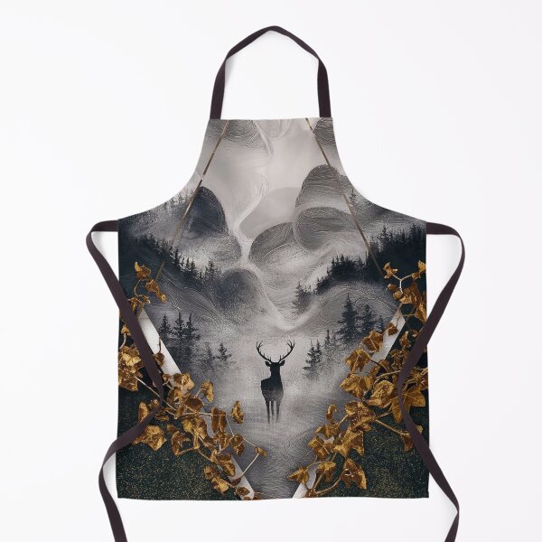 Item preview, Deer in a foggy forest designed and sold by Tajdi.