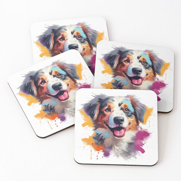 Item preview, Happy smiling colored puppy designed and sold by GoodThings66.