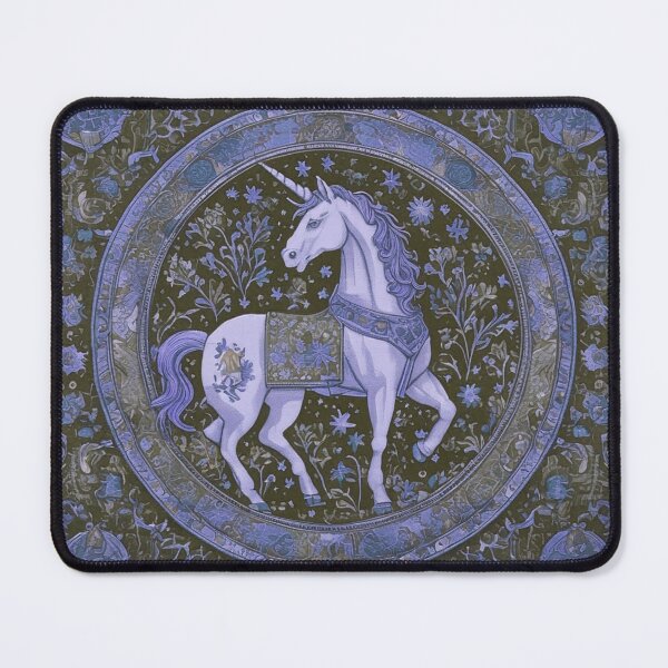 Item preview, Unicorn Medieval tapestry Renaissance fair, celtic, history, middle ages, fantasy designed and sold by AuroraXGreen.