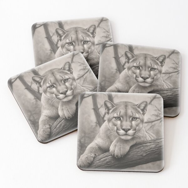 Item preview, Cougar in the Trees - Realism - Cougar, Wildlife, Art designed and sold by Curtis Brown.