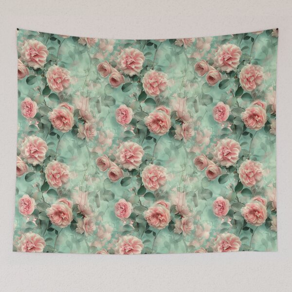 Item preview, Victorian Rose Garden Shabby Chic Faded Antique Moody Floral Victorian Style designed and sold by AmandaArcane.