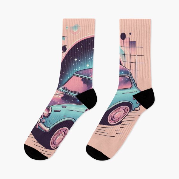 Item preview, Galactic Cruise: An Aesthetic Car Design designed and sold by StickerStudio27.