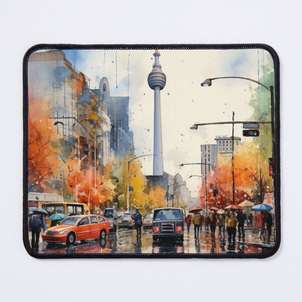 Item preview, A Watercolor Design of the Alexanderplatz - Berlin - Germany designed and sold by Sketch-Shack.