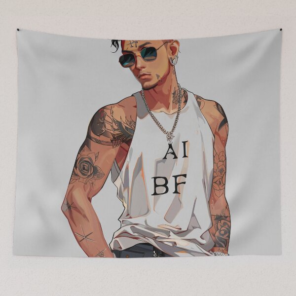 Item preview, Your Tattoo AI Boyfriend designed and sold by Brendon987.