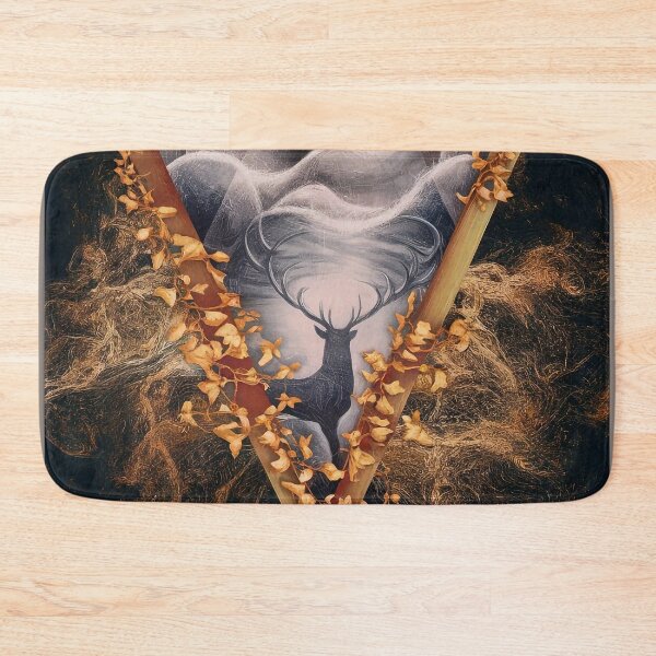 Item preview, Deer in a foggy forest designed and sold by Tajdi.