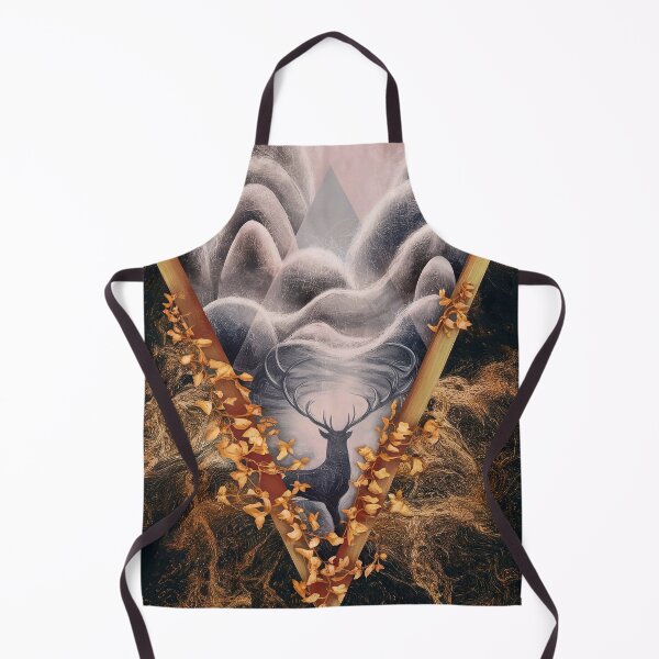 Item preview, Deer in a foggy forest designed and sold by Tajdi.
