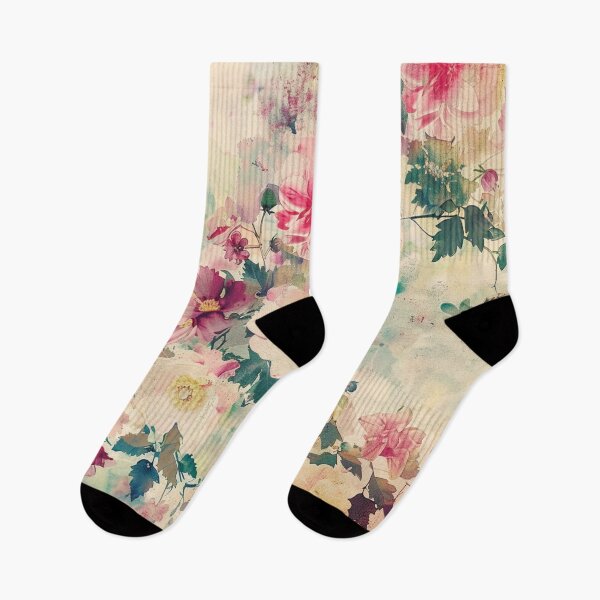 Item preview, Dainty and Feminine Shabby Chic Faded Antique Moody Floral Victorian Style designed and sold by AmandaArcane.