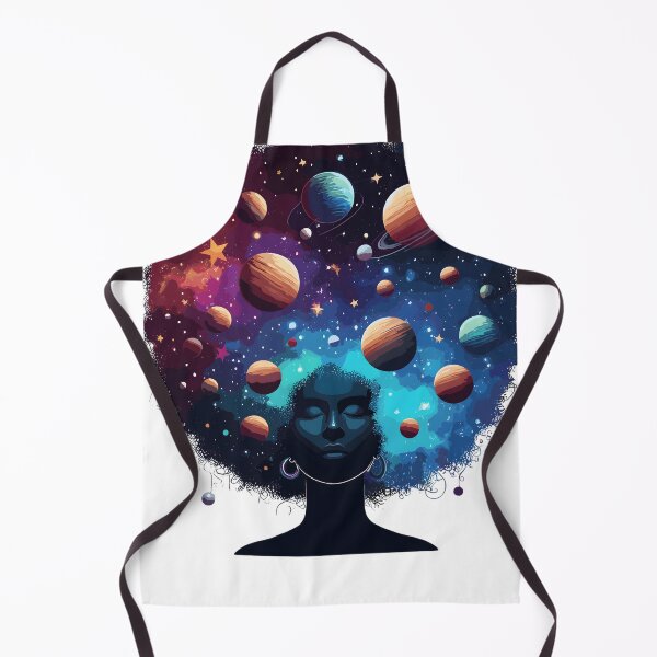 Item preview, Afrofuturism Afro Girl Black Artist designed and sold by KitonicTees.
