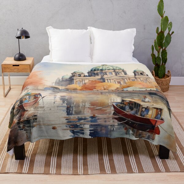 Item preview, A Watercolor Design of the Museum Island - Berlin - Germany designed and sold by Sketch-Shack.