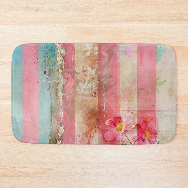 Item preview, Flower Garden and Stripes Shabby Chic Faded Antique Moody Floral Victorian Style designed and sold by AmandaArcane.