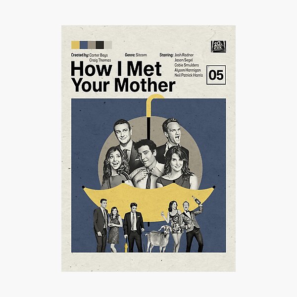 Item preview, HIMYM minimalist poster designed and sold by celsoverso.