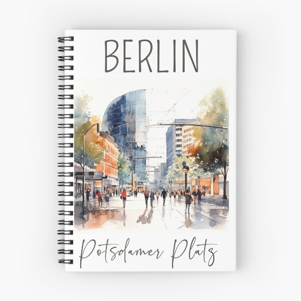 Artikelvorschau, Ein Aquarell-Design vom Potsdamer Platz - Berlin - Deutschland entworfen und verkauft von Sketch-Shack.
