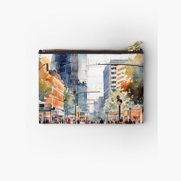 Item preview, A Watercolor Design of the Potsdamer Platz - Berlin - Germany designed and sold by Sketch-Shack.