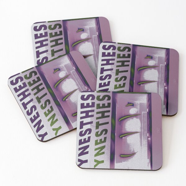 Item preview, Synesthesia Themed Grain Purple Pink Beige Poster designed and sold by anelissss.