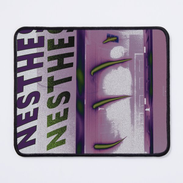 Item preview, Synesthesia Themed Grain Purple Pink Beige Poster designed and sold by anelissss.