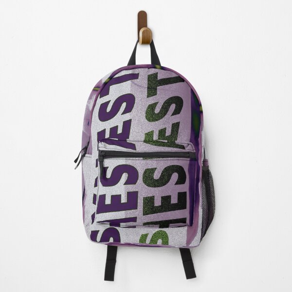 Item preview, Synesthesia Themed Grain Purple Pink Beige Poster designed and sold by anelissss.