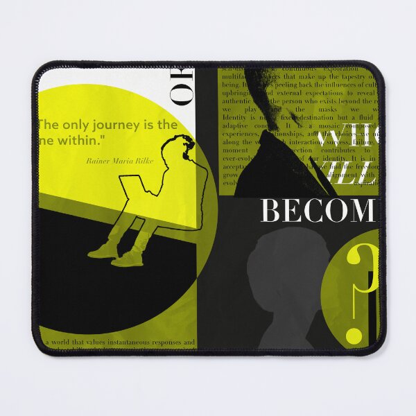 Item preview, Identity - Motivational Inspirational Black and Yellow Message Text Poster designed and sold by anelissss.