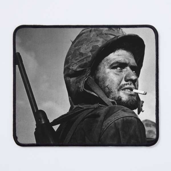 Item preview, Marine smoking World War Two designed and sold by Floppa Empire.