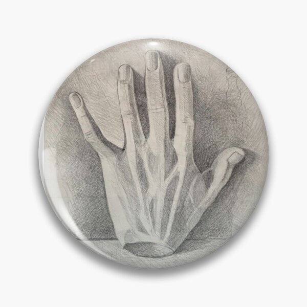 Item preview, Black and White Hand Study Drawing Sketch designed and sold by anelissss.