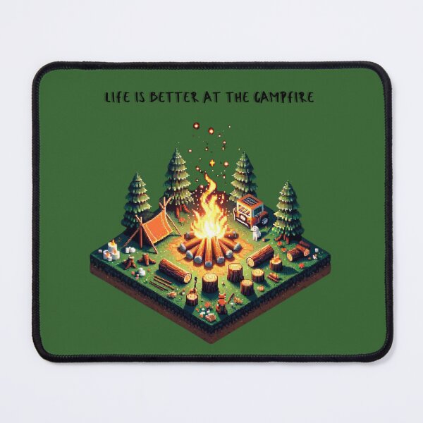 Item preview, Life Is Better At The Campfire designed and sold by ArtFeverShop.