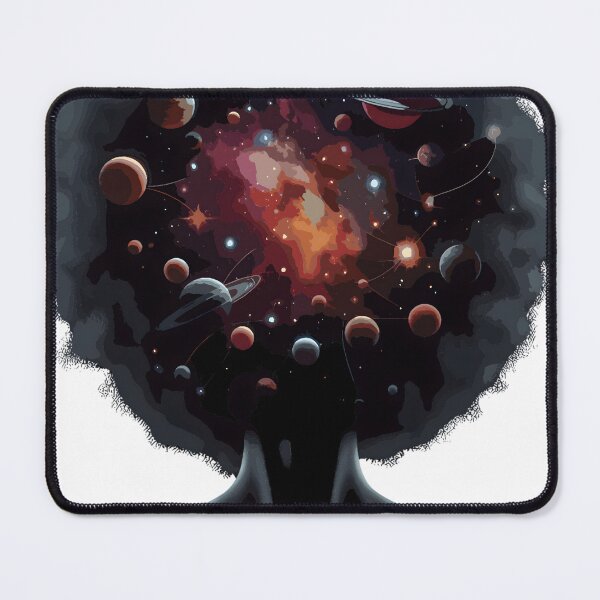 Item preview, Afrofuturism Afro Girl Cosmic designed and sold by KitonicTees.