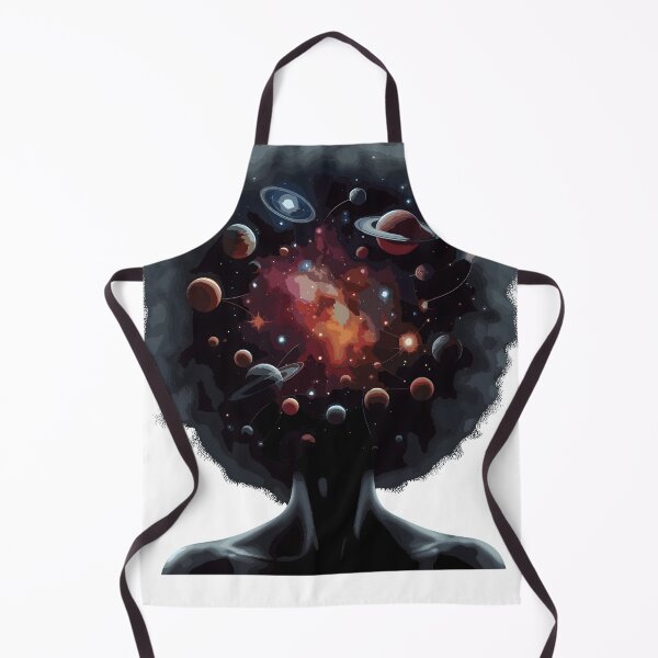 Item preview, Afrofuturism Afro Girl Cosmic designed and sold by KitonicTees.